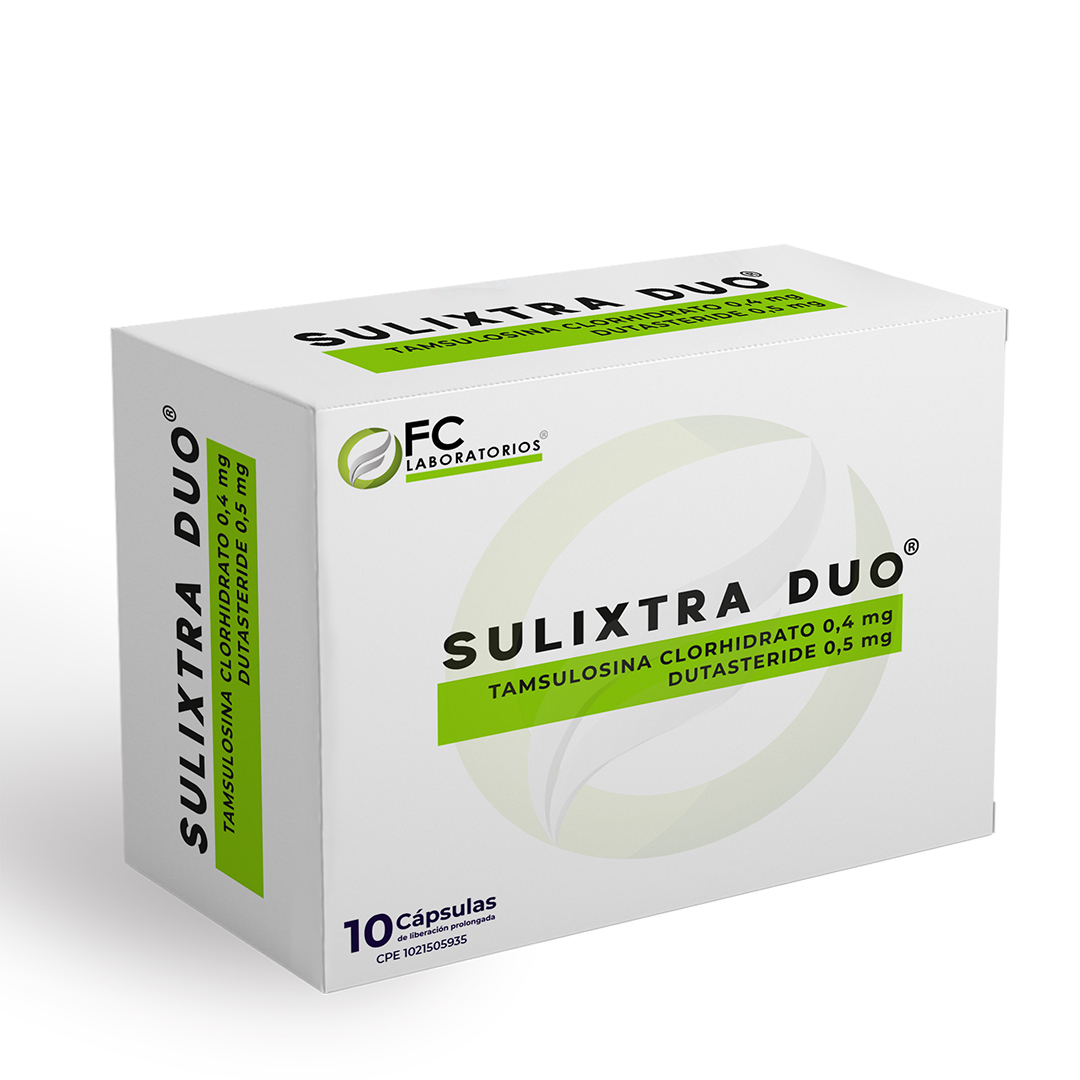 SULIXTRA DUO TAMSULOSINA DUTASTERIDE 0.4-0.5MG CAP X 30